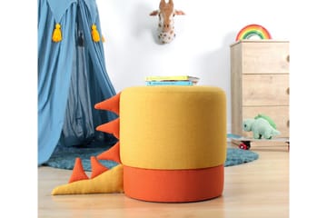 Anaro Sittpuff Rund - Gul - Möbler - Fåtölj & stolar - Pall & puff - Sittpuff