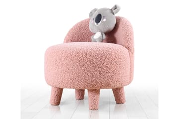 Anaro Sittpuff Rund - Rosa - Möbler - Fåtölj & stolar - Pall & puff - Sittpuff