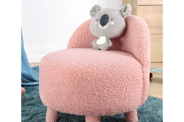 Anaro Sittpuff Rund - Rosa - Möbler - Fåtölj & stolar - Pall & puff - Sittpuff