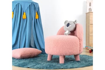 Anaro Sittpuff Rund - Rosa - Möbler - Fåtölj & stolar - Pall & puff - Sittpuff