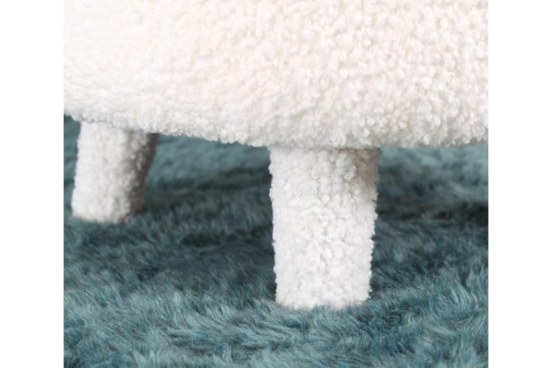 Anaro Sittpuff Rund - Vit - Möbler - Fåtölj & stolar - Pall & puff - Sittpuff