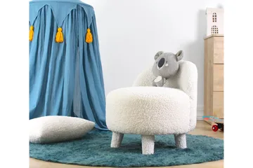 Anaro Sittpuff Rund - Vit - Möbler - Fåtölj & stolar - Pall & puff - Sittpuff