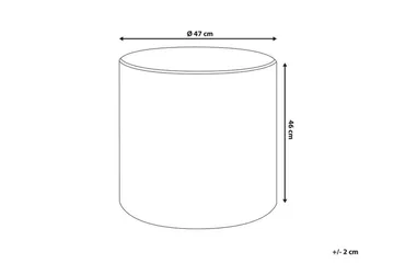 Anvika Sittpuff Sammet - Blå - Möbler - Fåtölj & stolar - Pall & puff - Sittpuff