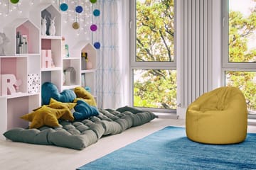 Arvind Sittpuff 120 cm - Gul - Möbler - Fåtölj & stolar - Pall & puff - Sittpuff