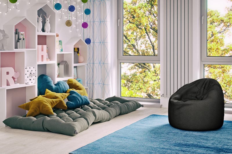 Arvind Sittpuff 120 cm - Svart - Möbler - Fåtölj & stolar - Pall & puff - Sittpuff