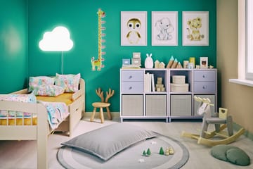 Arvinder Sittpuff 30 cm - Grå - Möbler - Fåtölj & stolar - Pall & puff - Sittpuff