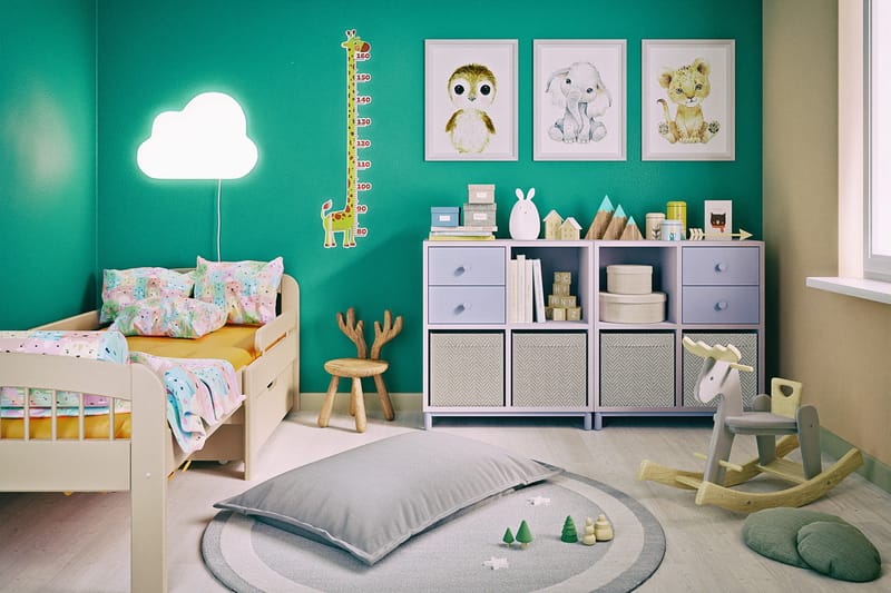 Arvinder Sittpuff 30 cm - Grå - Möbler - Fåtölj & stolar - Pall & puff - Sittpuff