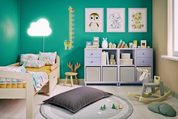 Arvinder Sittpuff 30 cm - Mörkgrå - Möbler - Fåtölj & stolar - Pall & puff - Sittpuff