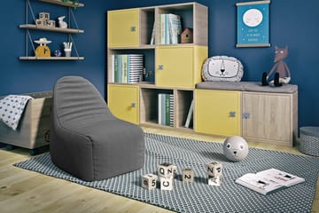 Asaka Sittpuff 80 cm - Mörkgrå - Möbler - Fåtölj & stolar - Pall & puff - Sittpuff