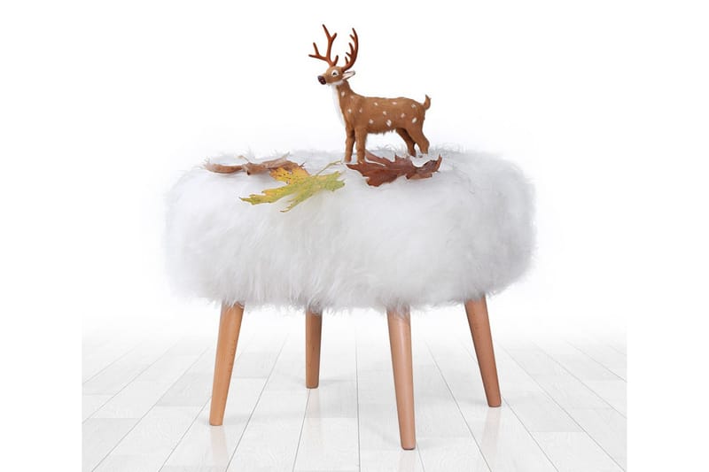 Baddeck Sittpuff 50 cm, Vit