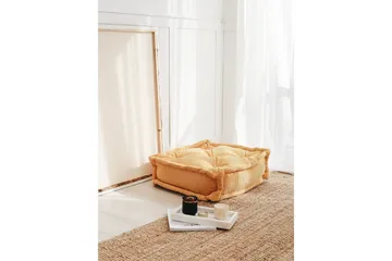 Biskuvi Sittpuff 55 cm - Gul - Möbler - Fåtölj & stolar - Pall & puff - Sittpuff