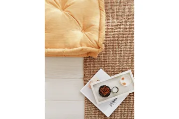 Biskuvi Sittpuff 55 cm - Gul - Möbler - Fåtölj & stolar - Pall & puff - Sittpuff