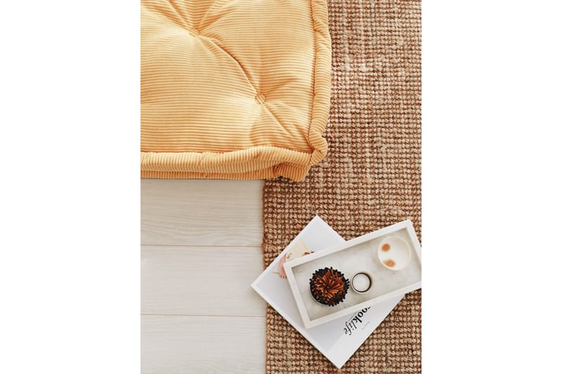 Biskuvi Sittpuff 55 cm - Gul - Möbler - Fåtölj & stolar - Pall & puff - Sittpuff