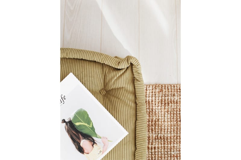 Biskuvi Sittpuff 55 cm - Khaki - Möbler - Fåtölj & stolar - Pall & puff - Sittpuff