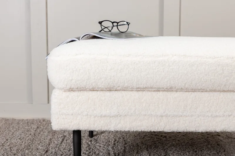 Boom Sittpuff - Vit - Möbler - Fåtölj & stolar - Pall & puff - Sittpuff