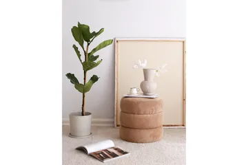 Boum Sittpuff 40 cm - Camel - Möbler - Fåtölj & stolar - Pall & puff - Sittpuff