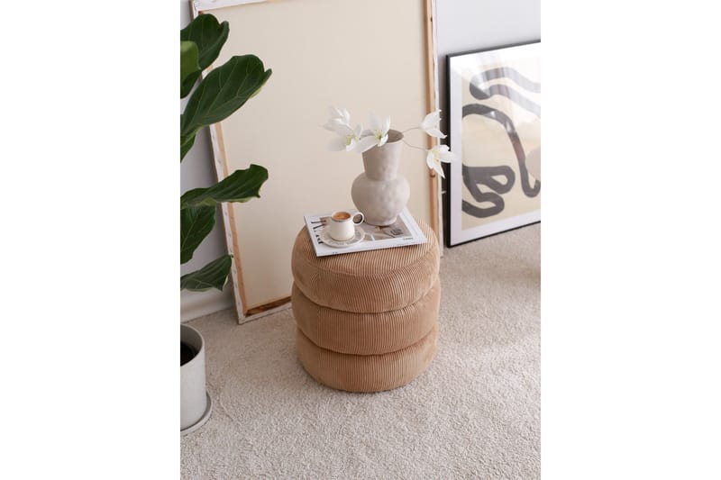 Boum Sittpuff 40 cm - Camel - Möbler - Fåtölj & stolar - Pall & puff - Sittpuff