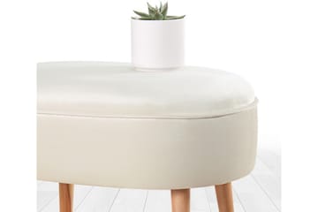 Bowie Sittpuff 63 cm - Beige - Möbler - Fåtölj & stolar - Pall & puff - Sittpuff