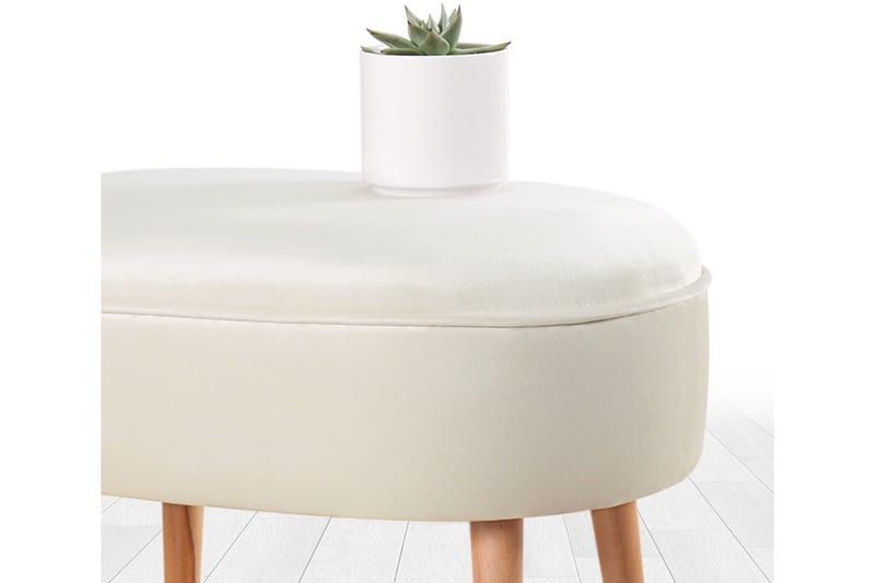Bowie Sittpuff 63 cm - Beige - Möbler - Fåtölj & stolar - Pall & puff - Sittpuff