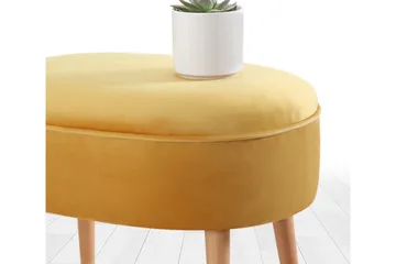 Bowie Sittpuff 63 cm - Gul - Möbler - Fåtölj & stolar - Pall & puff - Sittpuff