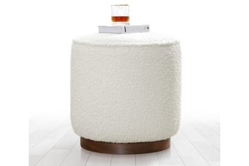 Braintree Sittpuff 42 cm - Vit - Möbler - Fåtölj & stolar - Pall & puff - Sittpuff