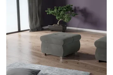 Cerys Sittpuff Grå - Möbler - Fåtölj & stolar - Pall & puff - Sittpuff