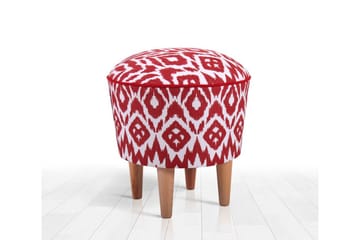 Charlottetown Sittpuff 42 cm - Röd - Möbler - Fåtölj & stolar - Pall & puff - Sittpuff