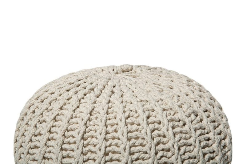 Conrad Ii Sittpuff 50 cm - Beige - Möbler - Fåtölj & stolar - Pall & puff - Sittpuff