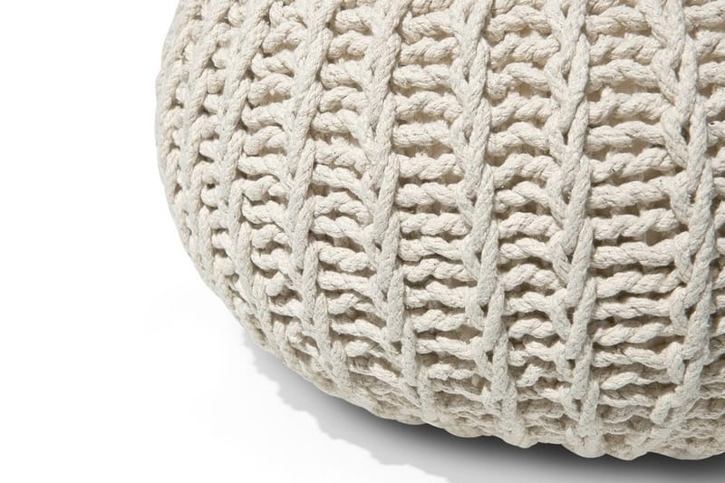 Conrad Ii Sittpuff 50 cm - Beige - Möbler - Fåtölj & stolar - Pall & puff - Sittpuff