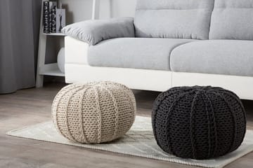 Conrad Ii Sittpuff 50 cm - Grå - Möbler - Fåtölj & stolar - Pall & puff - Sittpuff