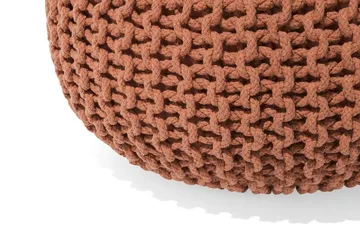 Conrad Sittpuff 50 cm - Brun - Möbler - Fåtölj & stolar - Pall & puff - Sittpuff