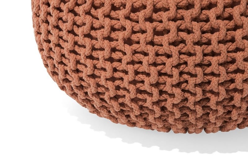 Conrad Sittpuff 50 cm - Brun - Möbler - Fåtölj & stolar - Pall & puff - Sittpuff