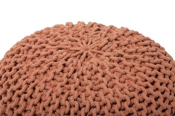 Conrad Sittpuff 50 cm - Brun - Möbler - Fåtölj & stolar - Pall & puff - Sittpuff