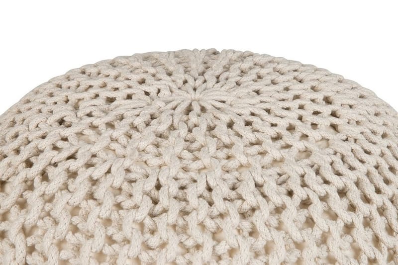 Conrad Sittpuff 50 cm - Gul - Möbler - Fåtölj & stolar - Pall & puff - Sittpuff