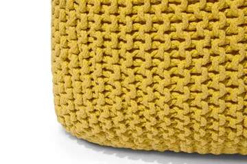 Conrad Sittpuff 50 cm - Gul - Möbler - Fåtölj & stolar - Pall & puff - Sittpuff