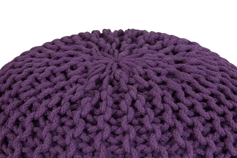 Conrad Sittpuff 50 cm - Lila - Möbler - Fåtölj & stolar - Pall & puff - Sittpuff