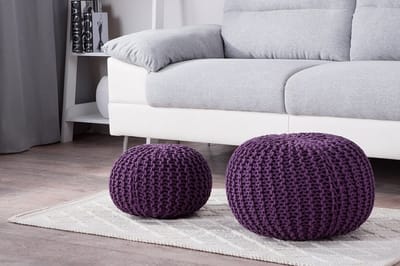 Conrad Sittpuff 50 cm Lila - Möbler | Chilli