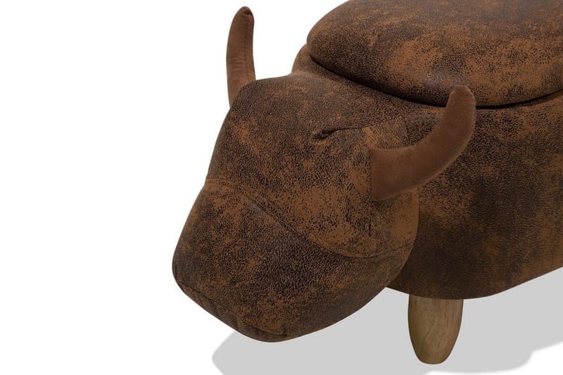 Cow Sittpuff 60 cm - Brun - Möbler - Fåtölj & stolar - Pall & puff - Sittpuff