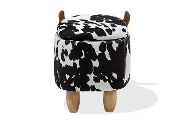 Cow Sittpuff 60 cm - Svart - Möbler - Fåtölj & stolar - Pall & puff - Sittpuff