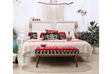 Crossett Sittpuff 91 cm - Röd - Möbler - Fåtölj & stolar - Pall & puff - Sittpuff