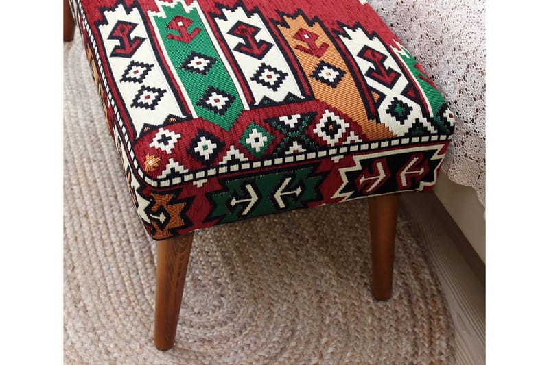 Crossett Sittpuff 91 cm - Röd/Grön - Möbler - Fåtölj & stolar - Pall & puff - Sittpuff