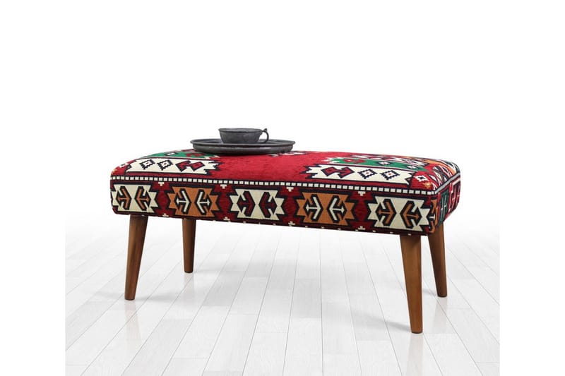 Crossett Sittpuff 91 cm - Röd/Grön - Möbler - Fåtölj & stolar - Pall & puff - Sittpuff