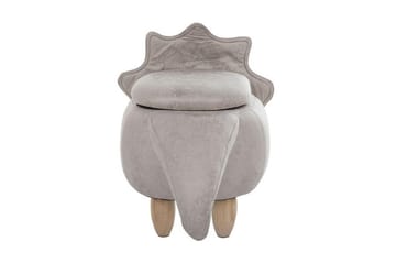 Daesia Sittpuff med Förvaring - Grå - Möbler - Fåtölj & stolar - Pall & puff - Sittpuff