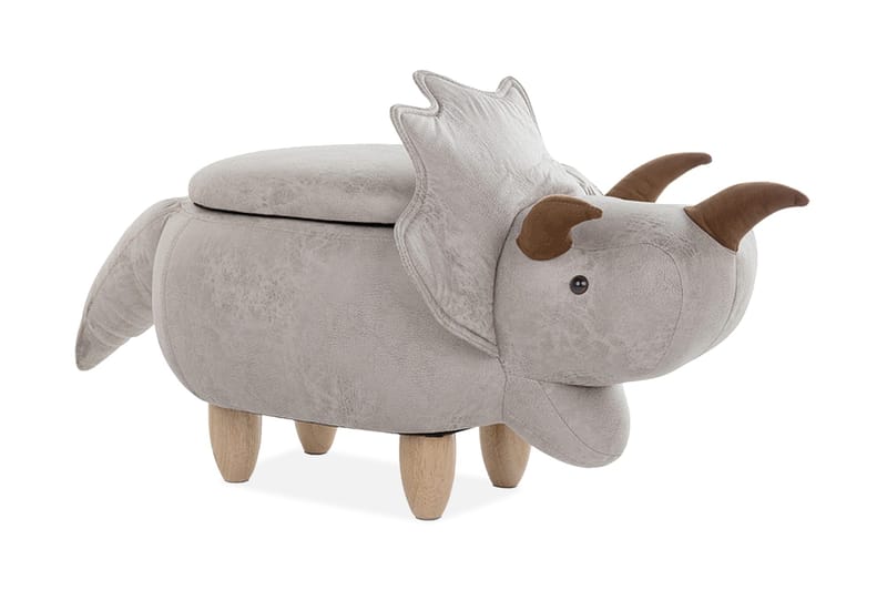 Daesia Sittpuff med Förvaring, Grå