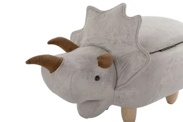 Daesia Sittpuff med Förvaring - Grå - Möbler - Fåtölj & stolar - Pall & puff - Sittpuff