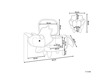 Daesia Sittpuff med Förvaring - Grön - Möbler - Fåtölj & stolar - Pall & puff - Sittpuff