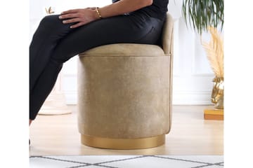 Dango Sittpuff 45 cm - Beige - Möbler - Fåtölj & stolar - Pall & puff - Sittpuff