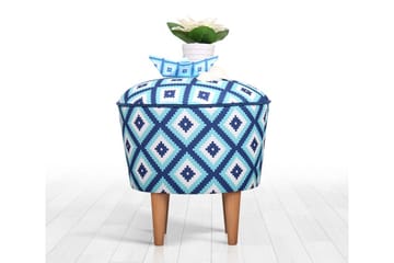 Debesis Sittpuff 42 cm - Ljusblå - Möbler - Fåtölj & stolar - Pall & puff - Sittpuff