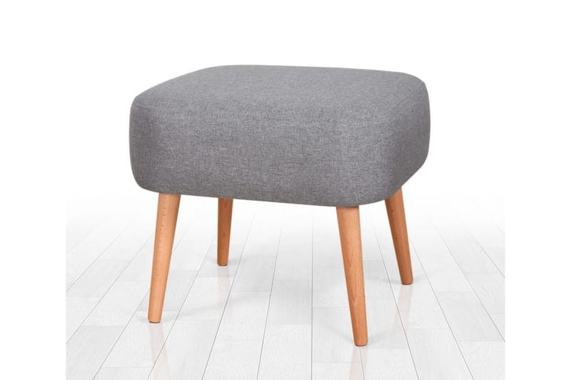 Demopolis Sittpuff 50 cm - Grå - Möbler - Fåtölj & stolar - Pall & puff - Sittpuff