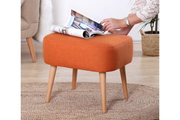 Demopolis Sittpuff 50 cm - Orange - Möbler - Fåtölj & stolar - Pall & puff - Sittpuff